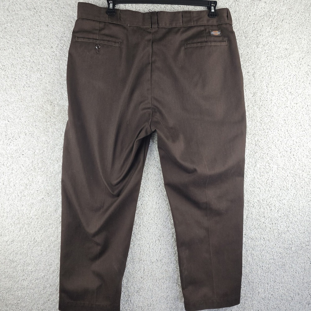 Vintage 90s Dickies Pants Mens 40x30 (39x27) Brown Skater Work 90s Made USA - Picture 2 of 13